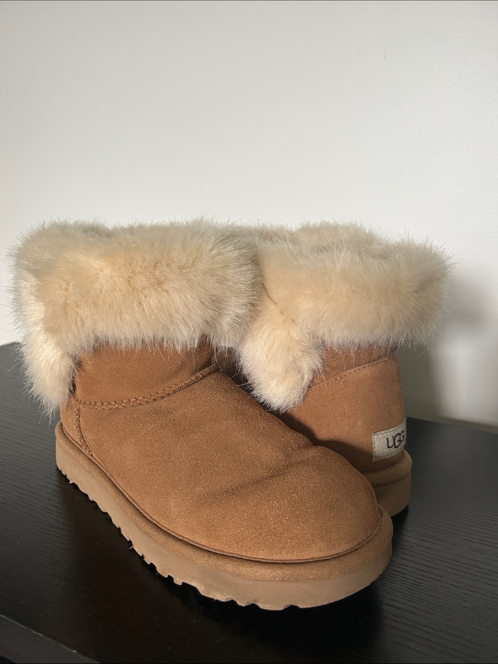 UGG Fold Over Shearling Boots